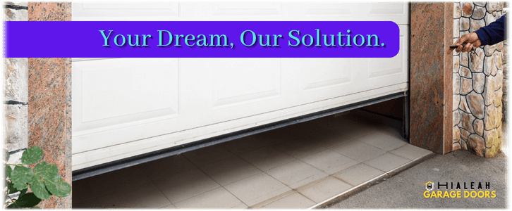 Garage Door Off Track Hialeah FL (786) 738-9385